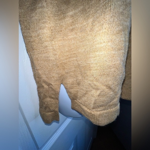 Lane Bryant Fine Merino Collection Women’s 14 16 Tan Wool Knit Sweater Top XL - Picture 8 of 13